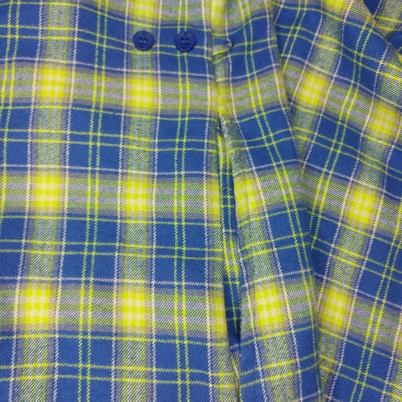 Burton Dryride WB Blitz Blue & Green Flannel - Picture 6 of 10